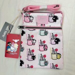 Loungefly Hello Kitty and Friends Drinks Passport Crossbody Bag